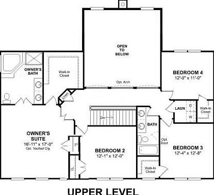 Layout of 2nd Floor