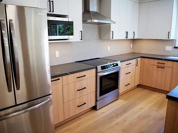 Newly renovated modern/Japandi kitchen with all new stainless steel appliances