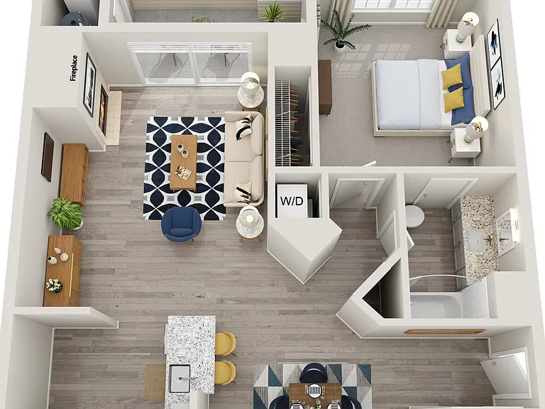 Madison floor plan Ellipse at Fairfax Corner