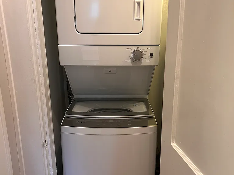 New washer and dryer
