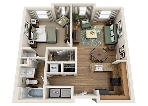 Floor plan Amsterdam