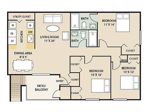 Floor plan Fern