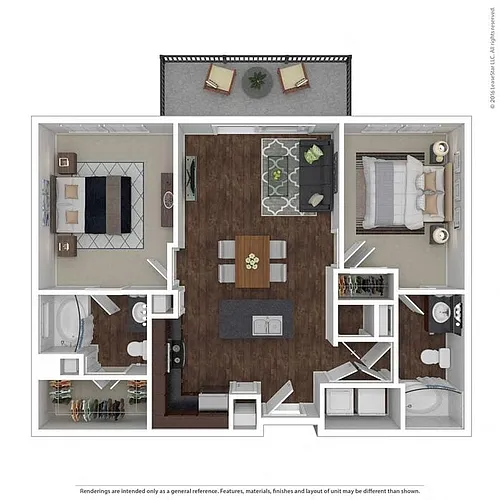 Floor plan The Brooks