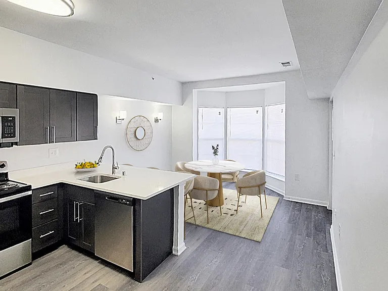 Cascades Suites Renovated Kitchen View 2
