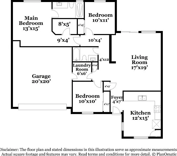 3 bed, 2.0 bath, 1353 sqft, $2,030 — Photo 2