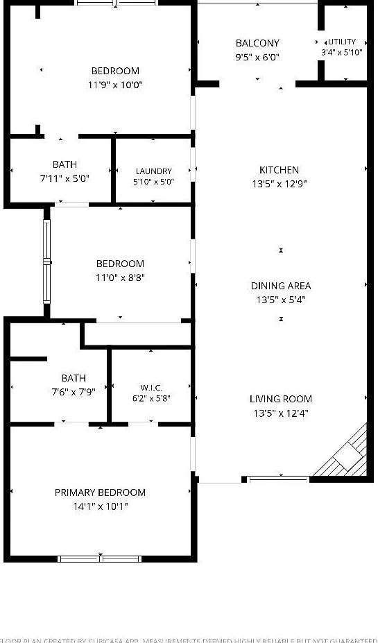3 bed, 2.0 bath, 1080 sqft, $1,696 — Photo 1