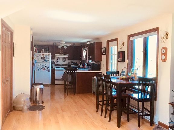 Cherry kitchen, oak flooring.