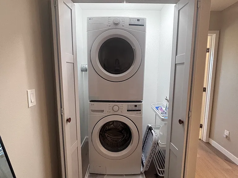 Washer and dryer