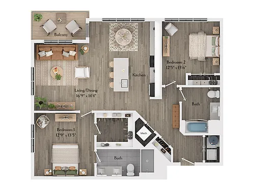 Floor plan B6