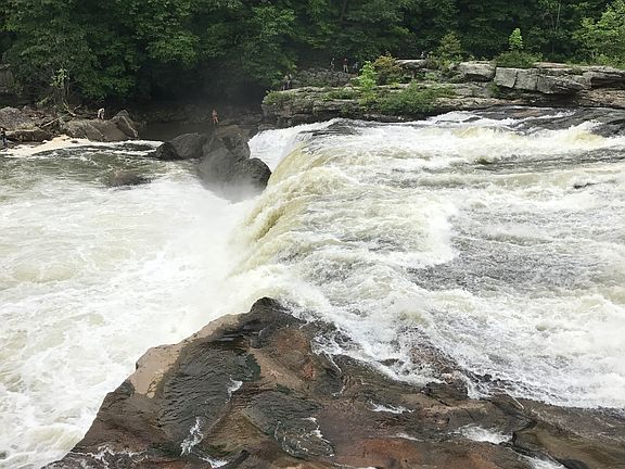 The falls at the park