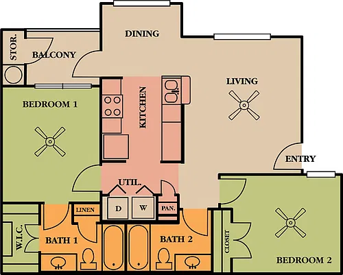 Floor plan B1