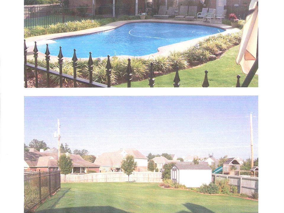 back yard with gunite pool
