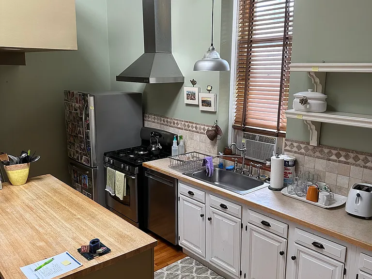 Kitchen and large Island