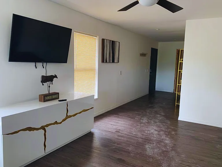 Modern Living Area with Smart TV & Modern Style.