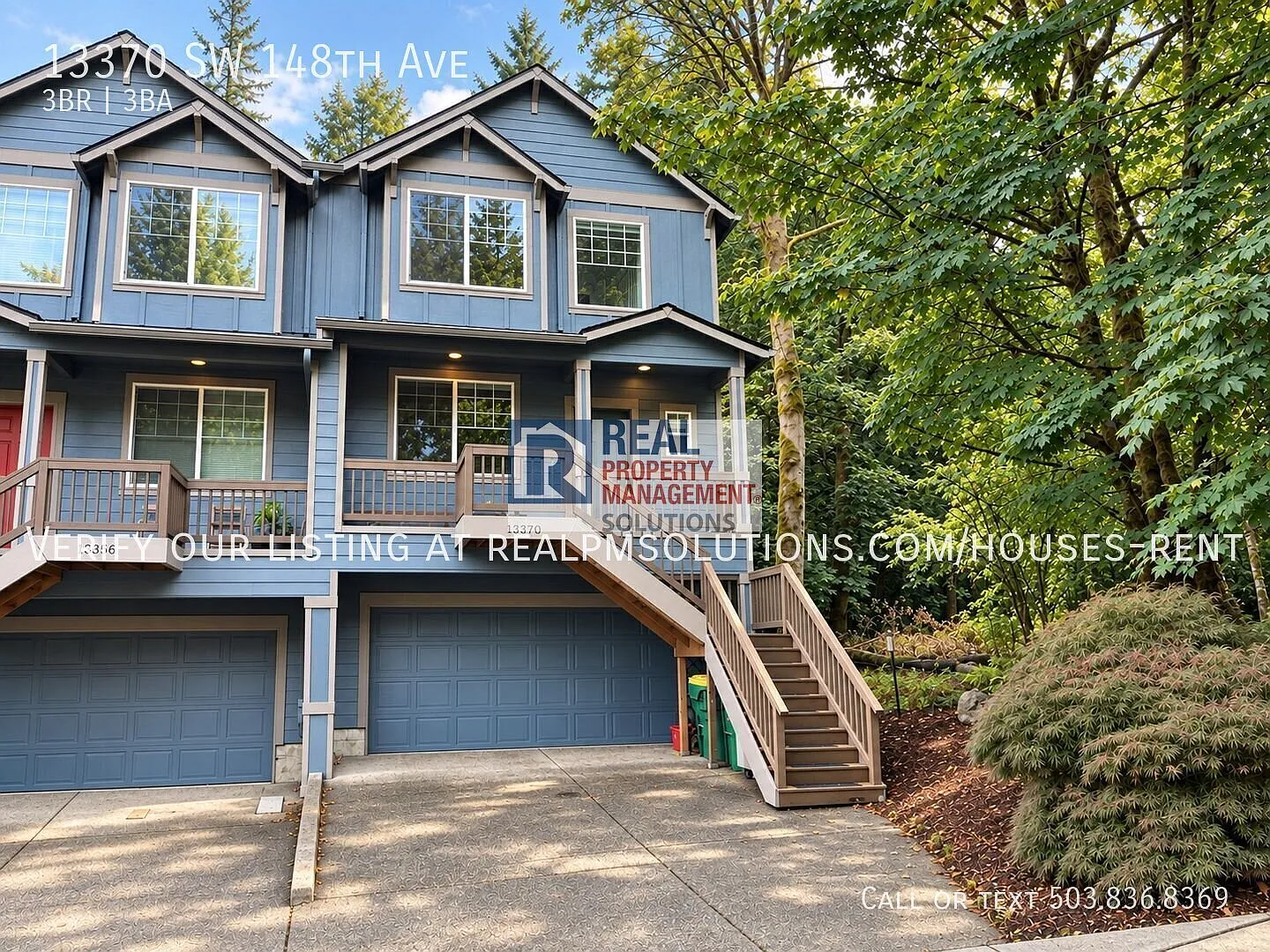 Spacious End-Unit Townhome with Wooded Views, Two-Car Garage & Bonus Room — Photo 1