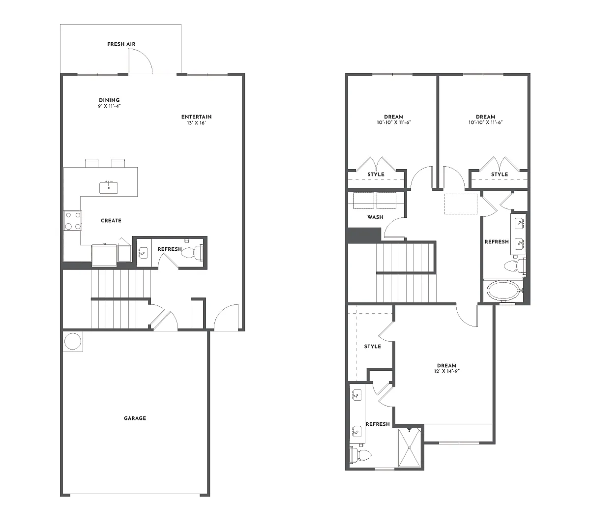 Floor plan TH1