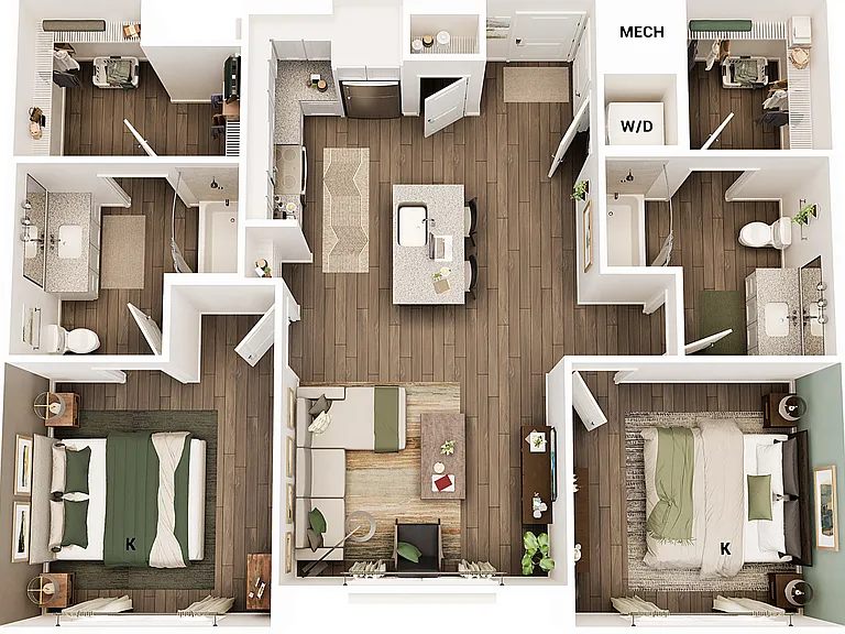 B2.2 floor plan Prose Park View