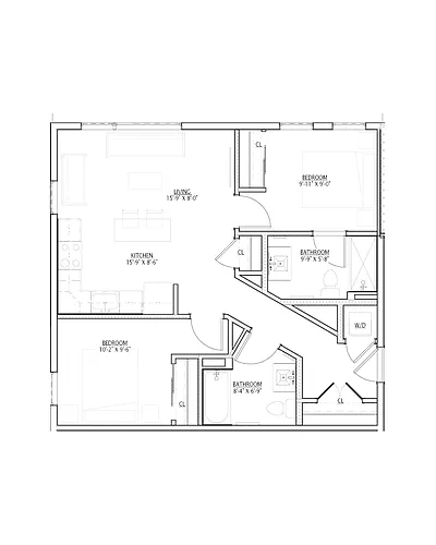 Floor plan B3-H