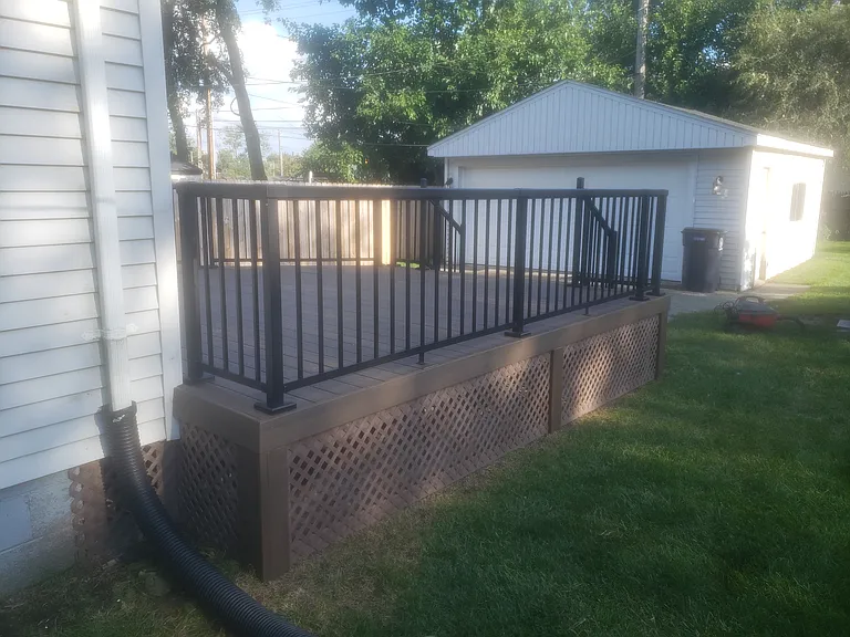 New composite deck.