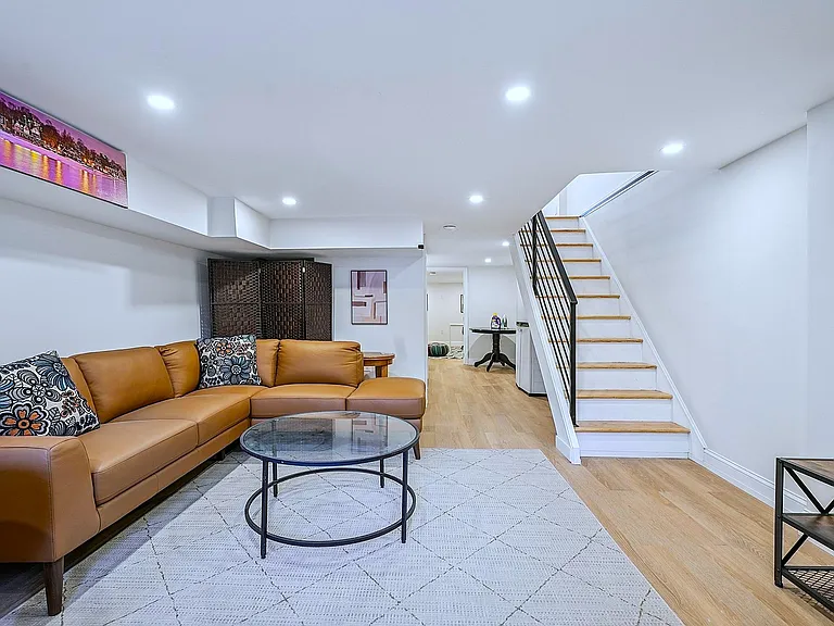 Large finished basement