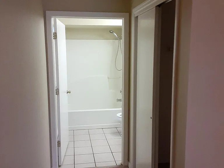 Master bath and master closet on right
