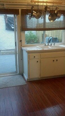 open kitchen area