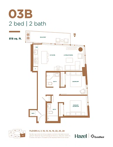 Floor plan 03B