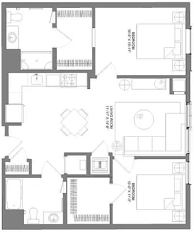 Floor plan B2AB