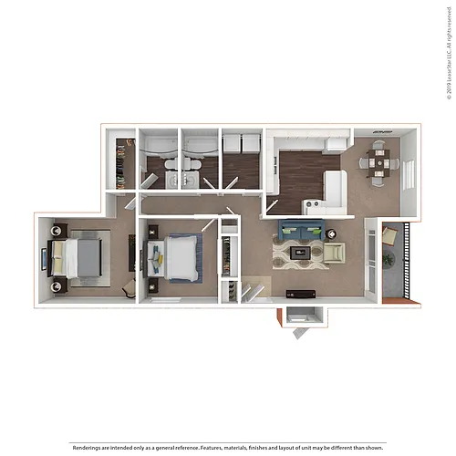 Floor plan 2X2