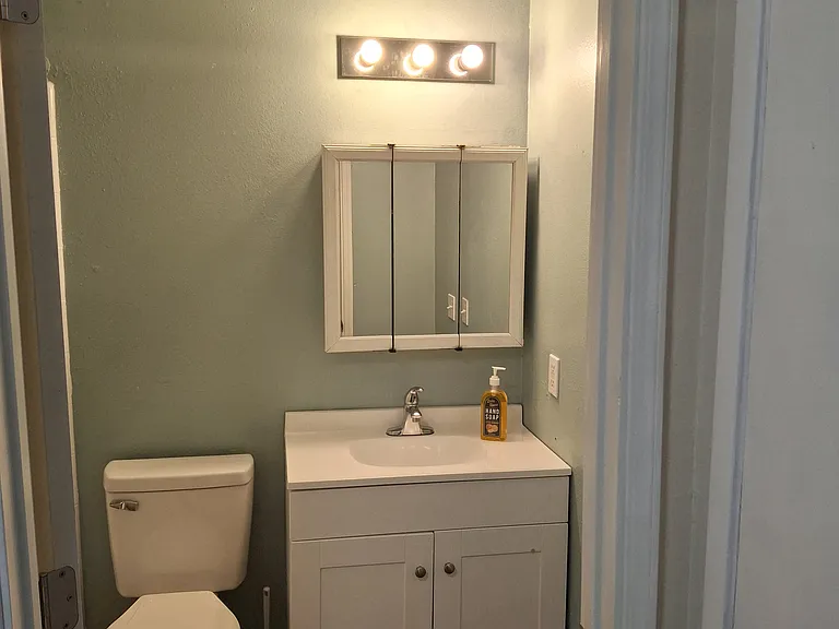 NEW SINK AND TOILET