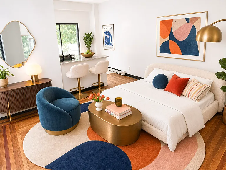Studio (Unit 1J) - Staged