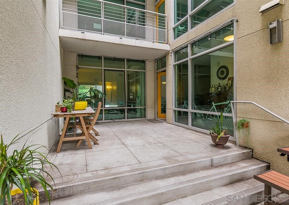 Expansive private patio.