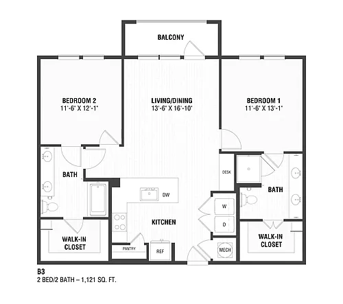 Floor plan B3