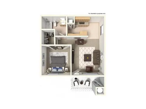Floor plan 1X1