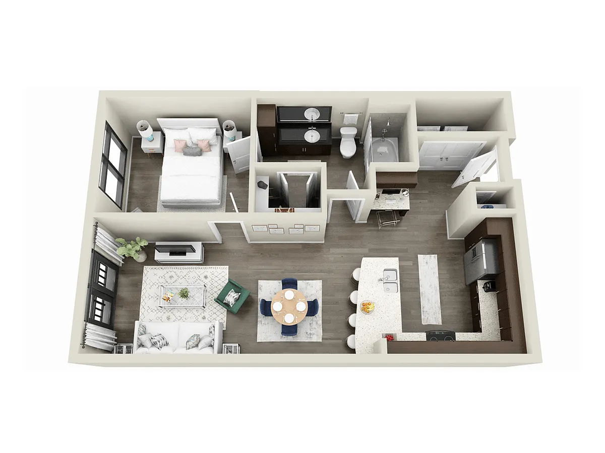 Floor plan A1C