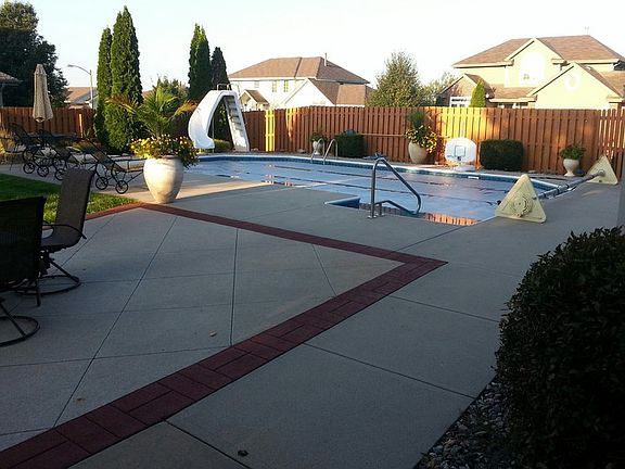 Pool from lower walk-out patio