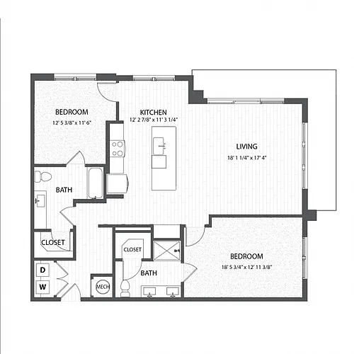 Floor plan B7A