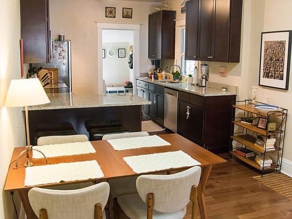 Dining and kitchen