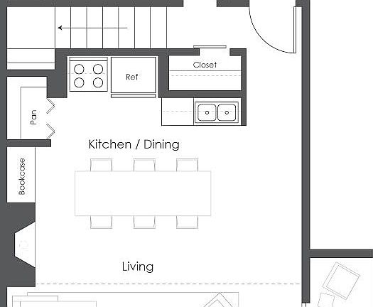 floor plan entry 1st floor 1bd/ba