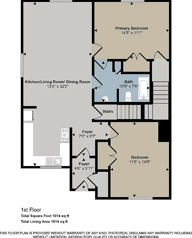 3 bed, 1.5 bath, 2000 sqft, $1,800 — Photo 4