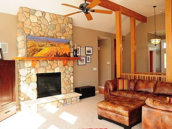 Living Room with Fireplace