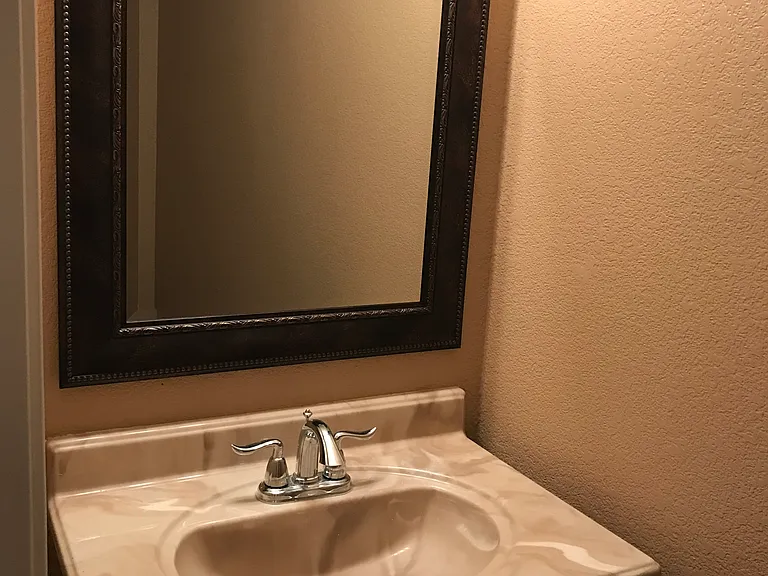 Half bath first floor.