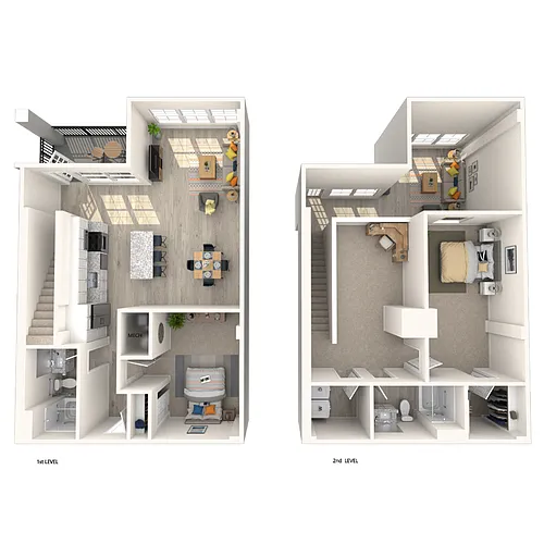 Floor plan 2 Bed/2 Bath