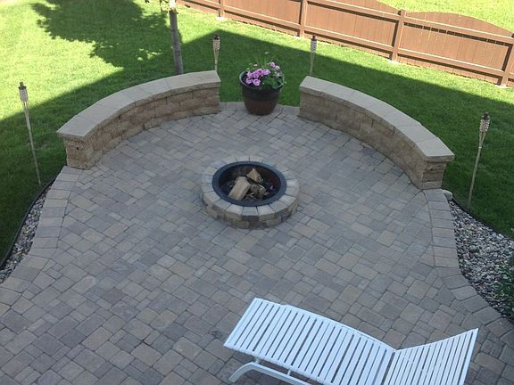 Patio and fire pit