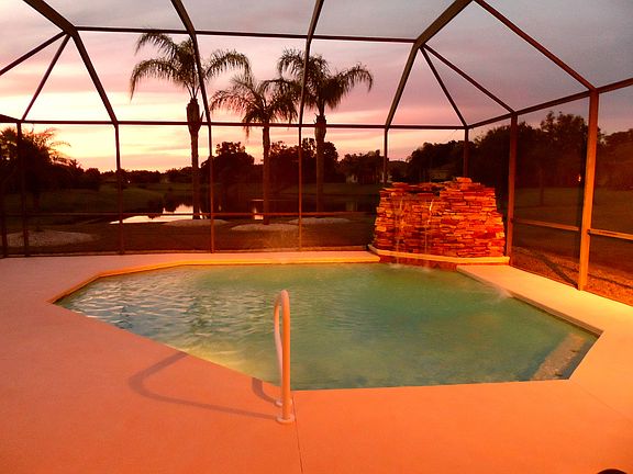 Poolside at Sunset!