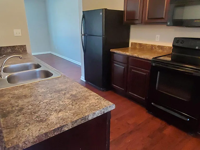 Kitchen - View into Living Room