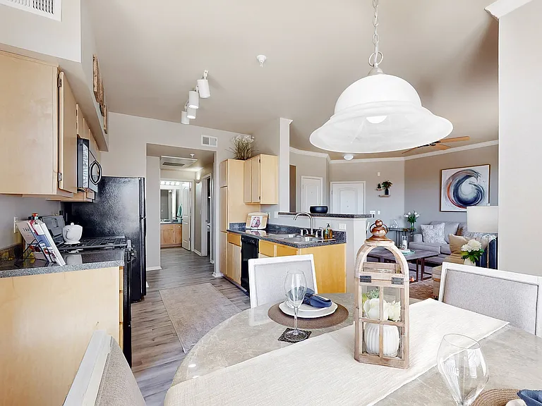 Experience modern living with this beautifully designed open-concept kitchen and living space.