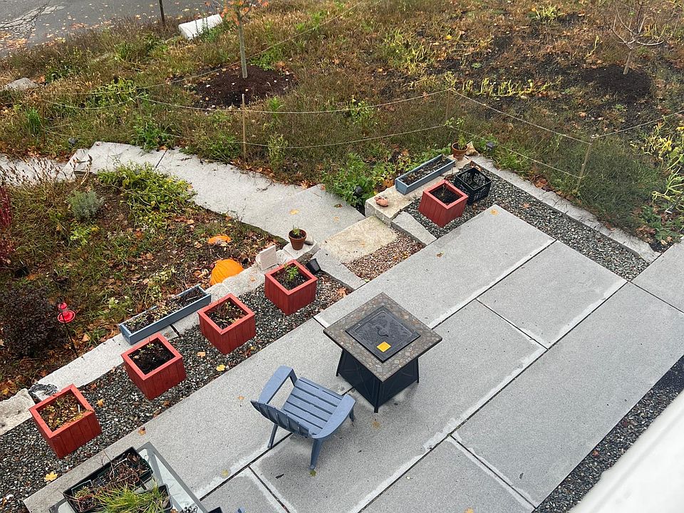 view of shared yard from private 2nd story deck