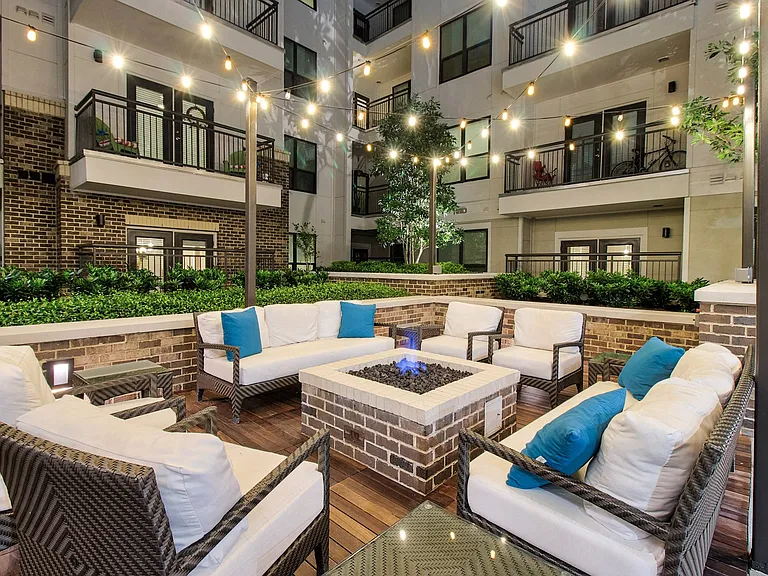 Courtyard fire pits