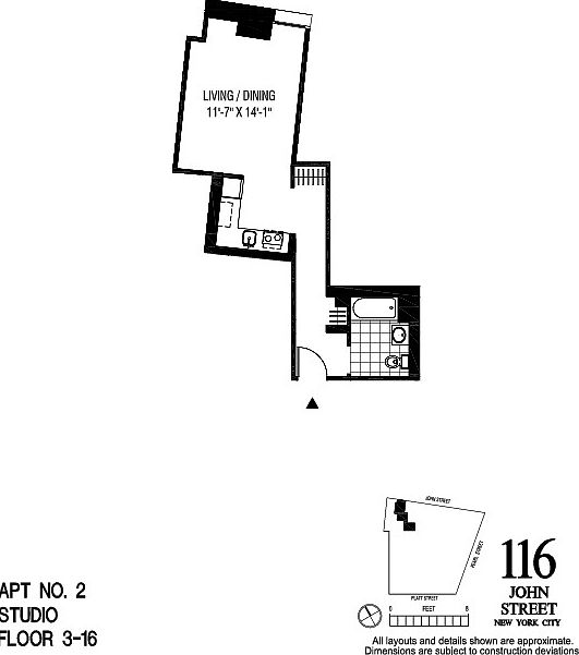 1st image of 116 John St APT 2002